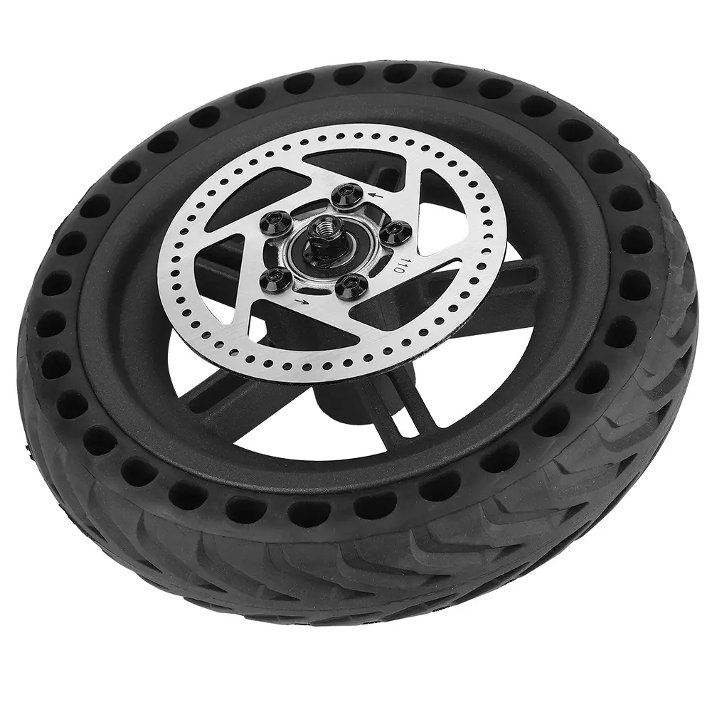Rear Tire Wheel Hub Tyre Set Rubber Explosion Proof Shock Absorption Replacement Parts for Xiaomi Mijia M365 Electric Scooter