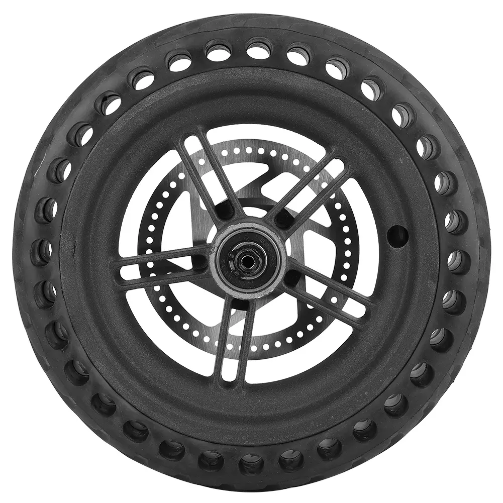 Rear Tire Wheel Hub Tyre Set Rubber Explosion Proof Shock Absorption Replacement Parts for Xiaomi Mijia M365 Electric Scooter