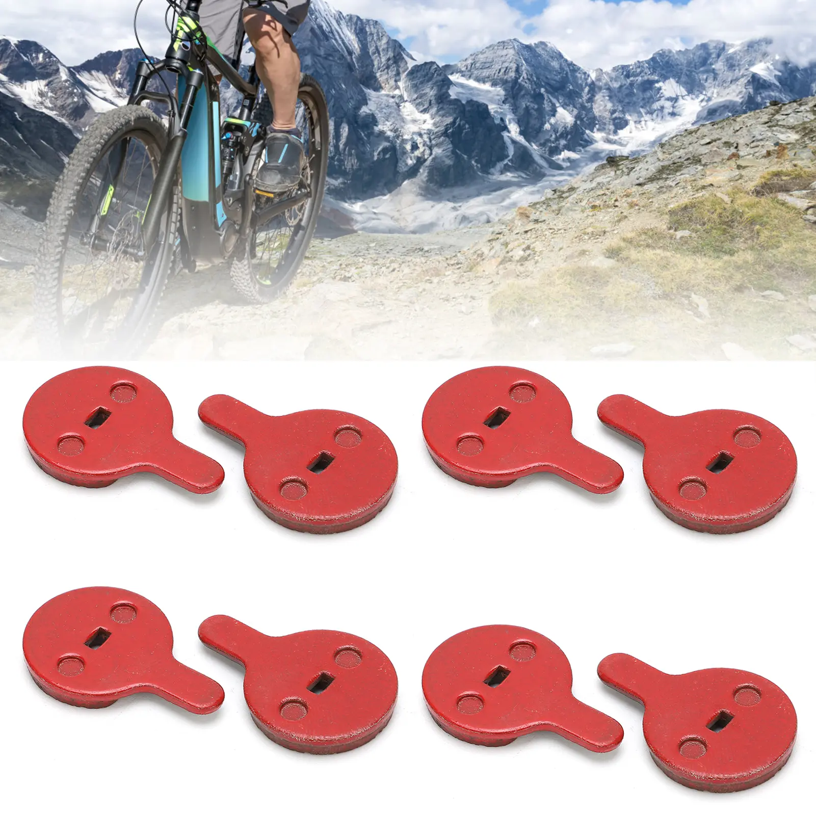 BB5 M446 Electric Bike Disc Brake Pad Resin Semi Metal Mountain Bike Oil Disc Brake Pad Bicycle Accessory Disc Brake Pad Set
