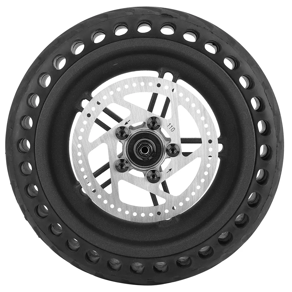 Rear Tire Wheel Hub Tyre Set Rubber Explosion Proof Shock Absorption Replacement Parts for Xiaomi Mijia M365 Electric Scooter