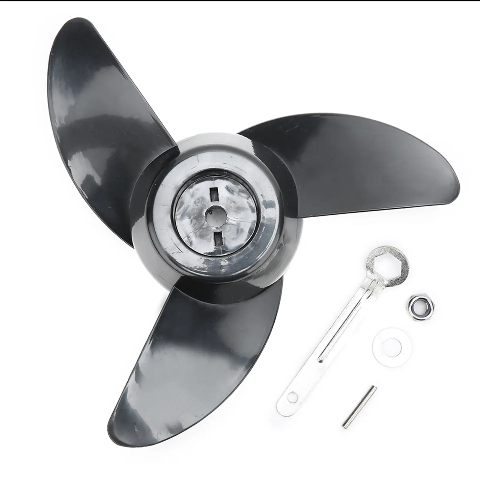 12v 24v Thicken Plastic Electric Thruster Fitting Outboard Motor Propeller Replacement Accessory