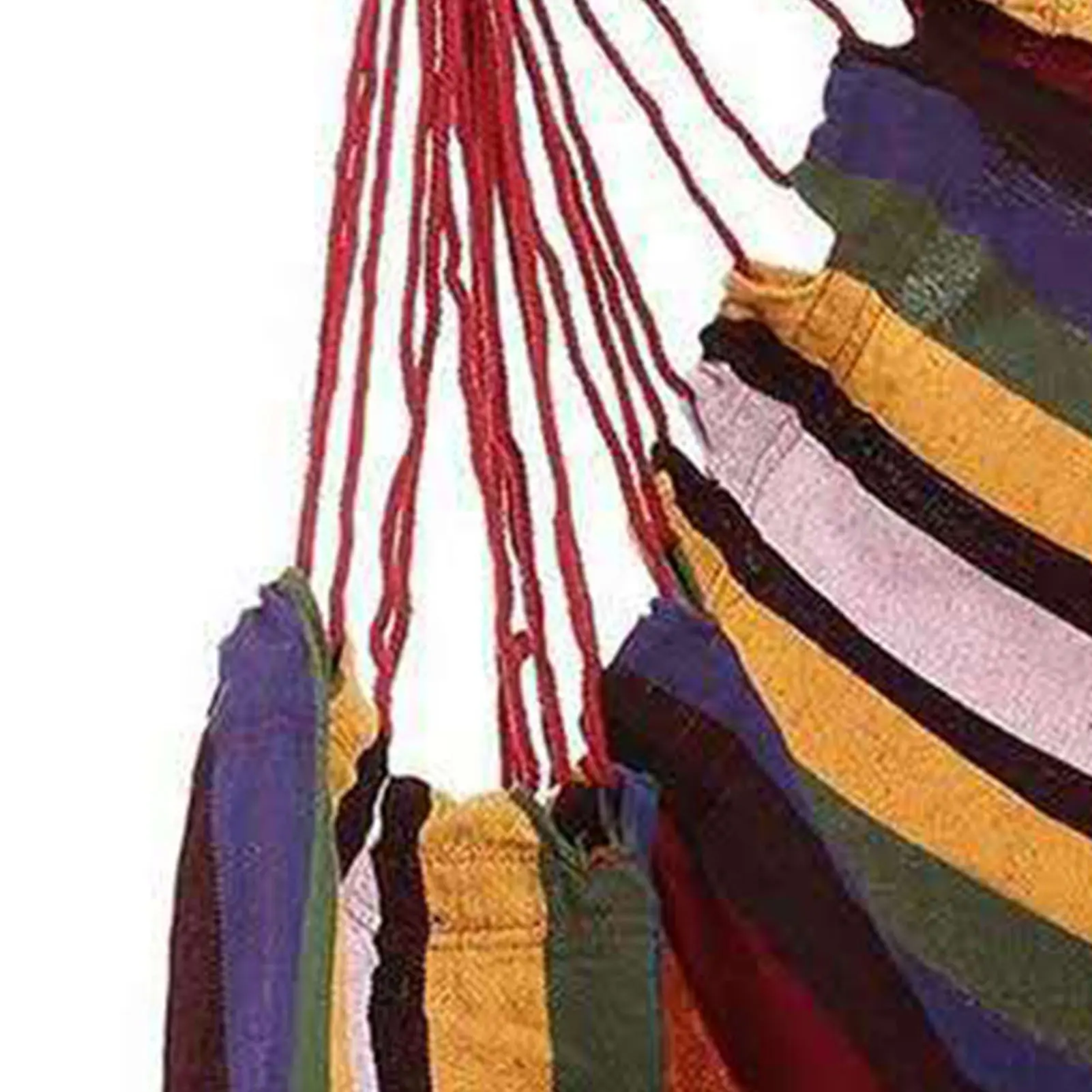 Hammock Chair Hammock Chair Canvas Portable Comfortable Colorful Stripe Chair Hanging Rope Swing for Indoor Hammock Swing Chair