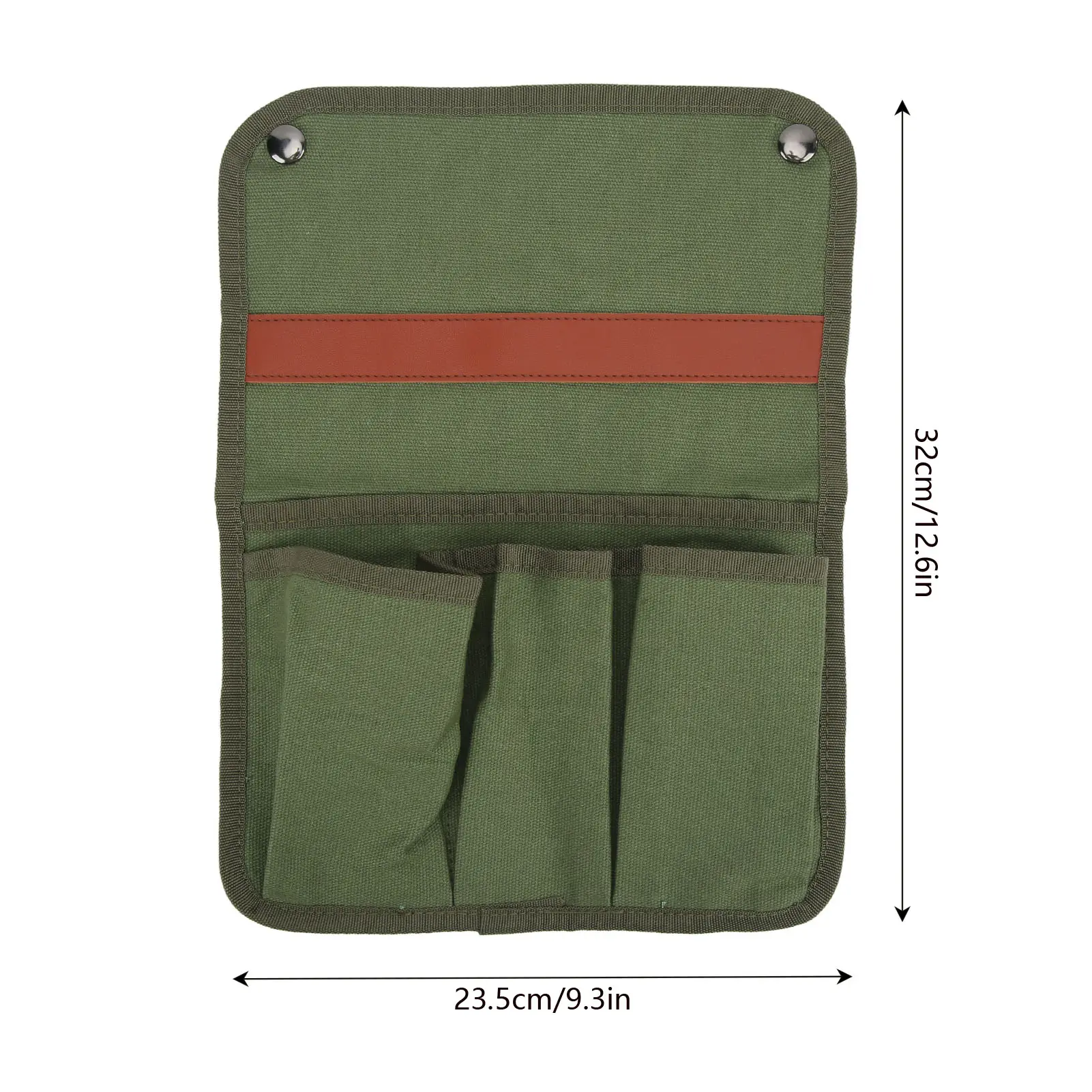Camping Chair Armrest Storage Bag Canvas Multifunctional Portable Beach Chair Side Storage Bag for Outdoor