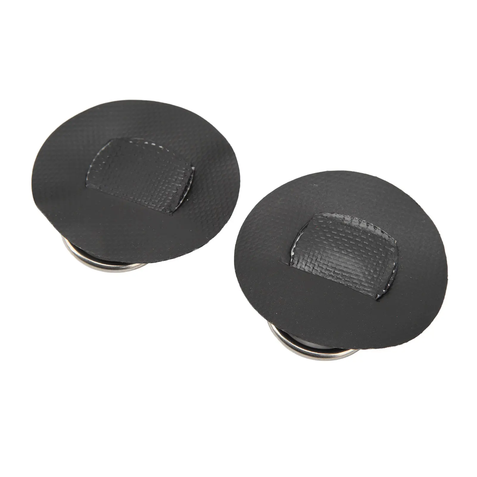 4Pcs D Ring Patch PVC Stainless Steel Surfboard Single Layer Round Shape D Ring Pad for Inflatable Boat Kayak Canoe