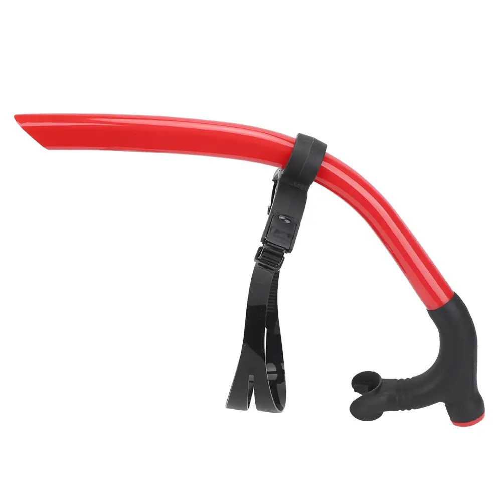 Front Snorkel Breathing Tube Food Grade Silicone PVC Detachable Swimming Scuba for Snorkeling Diving Training