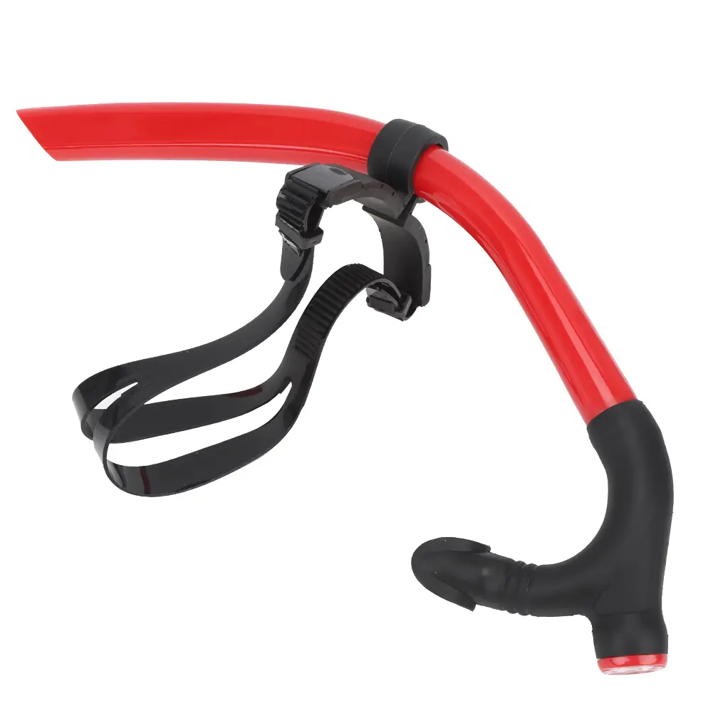 Front Snorkel Breathing Tube Food Grade Silicone PVC Detachable Swimming Scuba for Snorkeling Diving Training