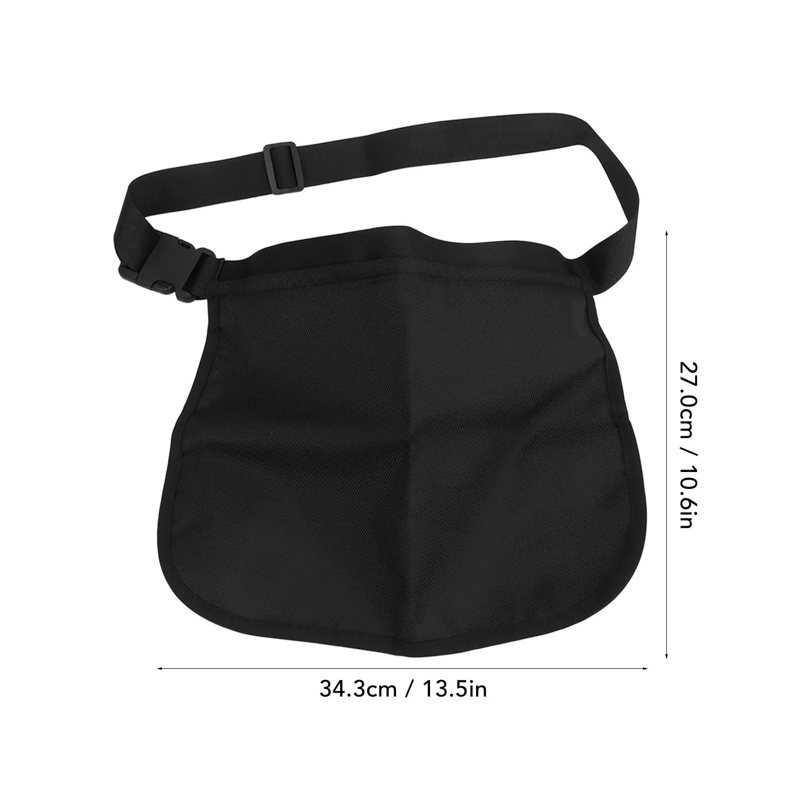 Portable Tennis Ball Storage Bag Oxford Cloth Mesh Adjustable Waist Belt Bag Pouch Carrier for Tennis Golf Cycling Running