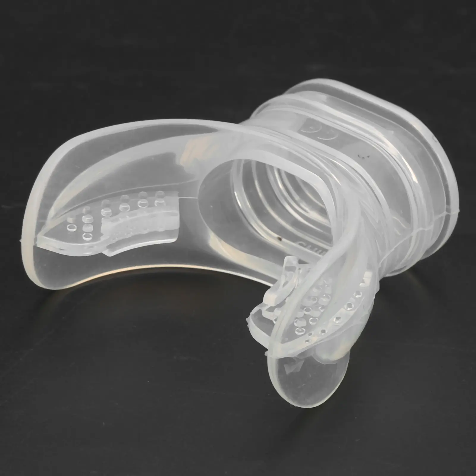 4pcs Transparent Snorkel Mouthpiece Food Grade Silicone Diving Bite Mouthpiece for Scuba Secondary Head or 35mm Breathing Tube