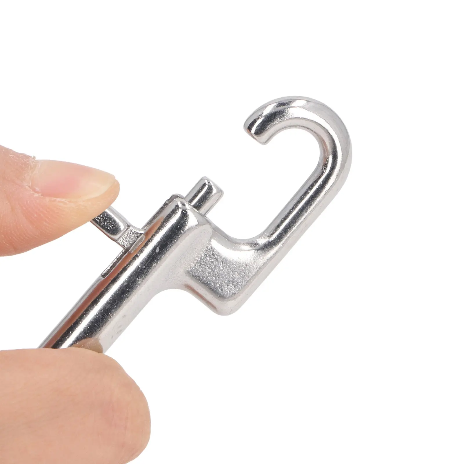 Double Ended Bolt Snap Hook Stainless Steel Quick Release Heavy Duty Marine Grade Diving Double Ended Snap Clip for Scuba Diving