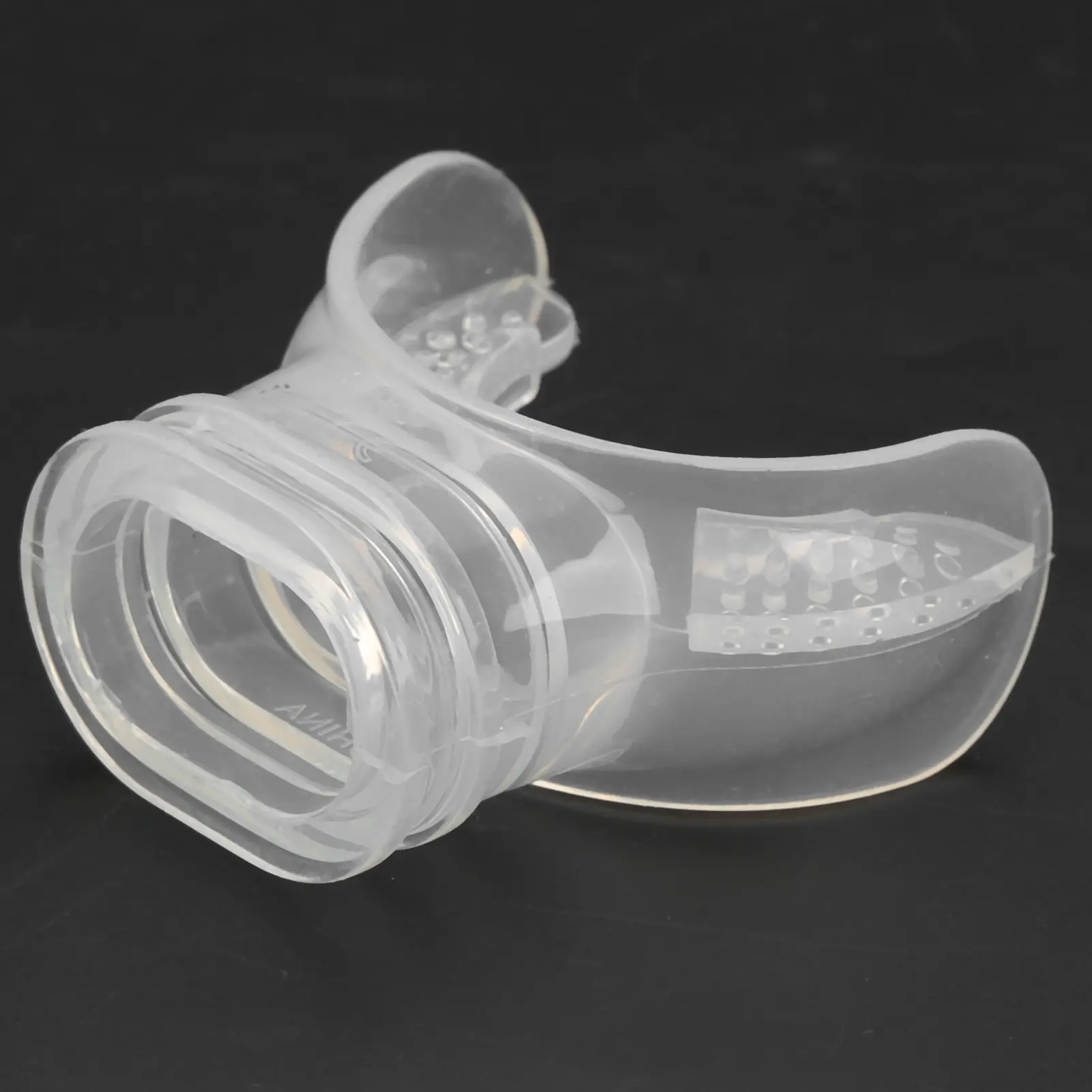 4pcs Transparent Snorkel Mouthpiece Food Grade Silicone Diving Bite Mouthpiece for Scuba Secondary Head or 35mm Breathing Tube