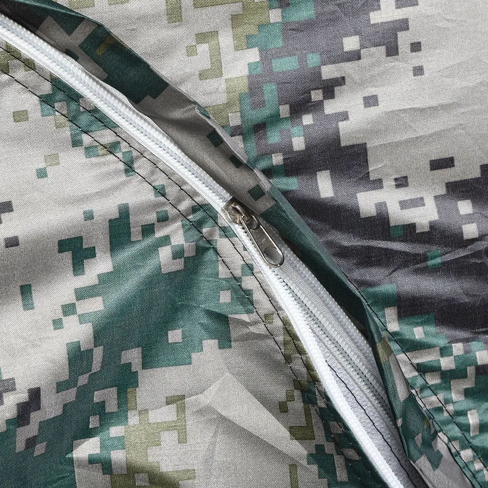 Outdoor Single Person Tent Oxford Cloth Waterproof Windproof Tent with Fiberglass Rod for Camping Fishing Climbing Camouflage