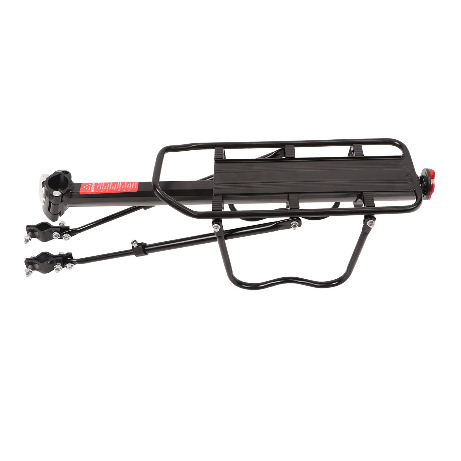 Bicycle Rear Rack Semi Quick Release Lightweight Aluminum Alloy Plastic Bike Carrier Rack for Mountain Bikes Road Bikes