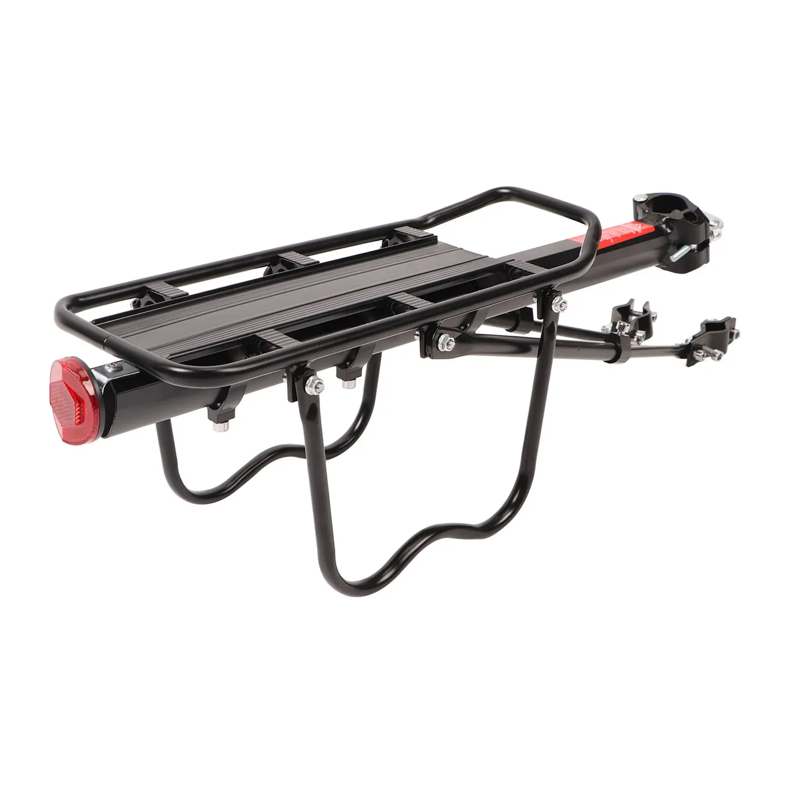 Bicycle Rear Rack Semi Quick Release Lightweight Aluminum Alloy Plastic Bike Carrier Rack for Mountain Bikes Road Bikes