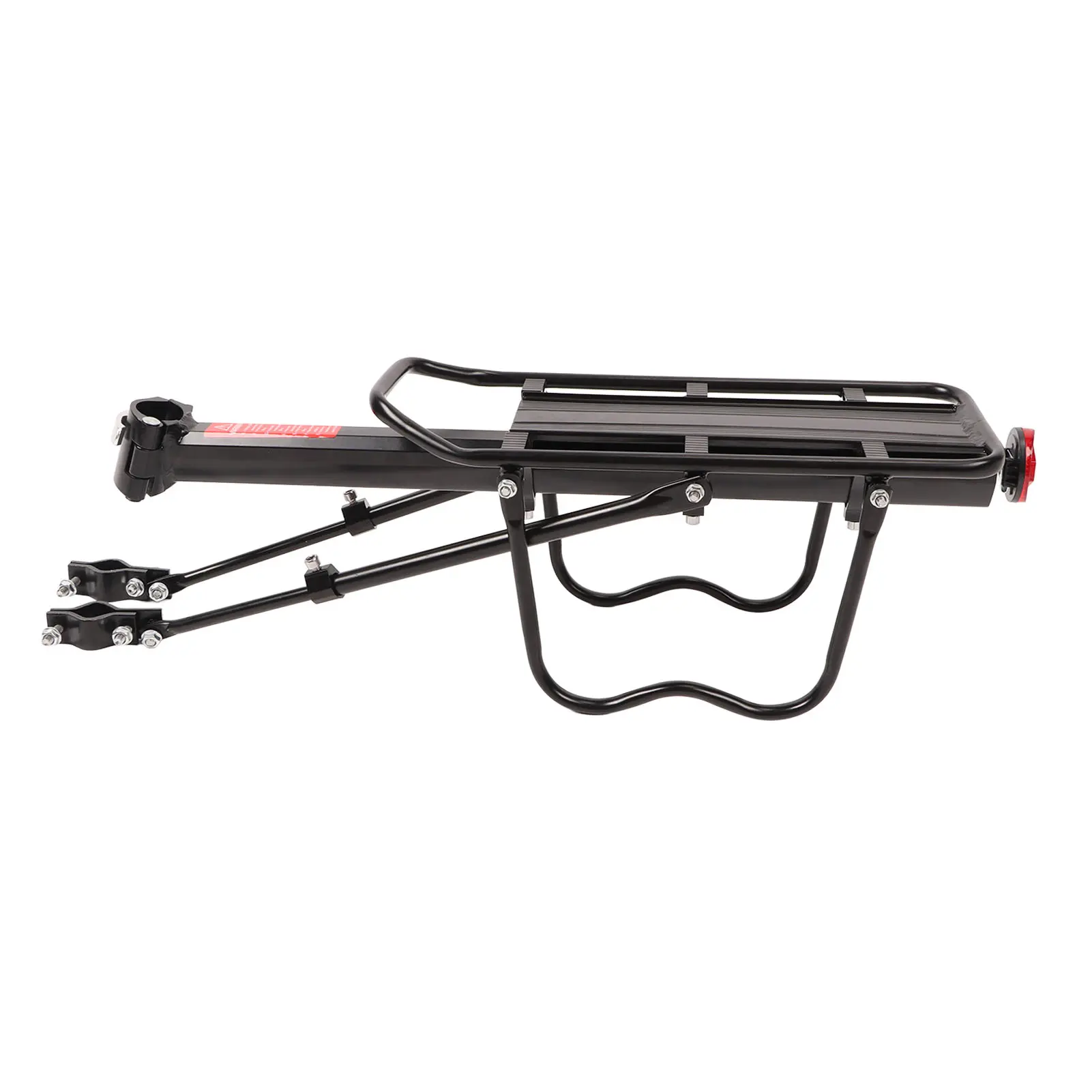 Bicycle Rear Rack Semi Quick Release Lightweight Aluminum Alloy Plastic Bike Carrier Rack for Mountain Bikes Road Bikes