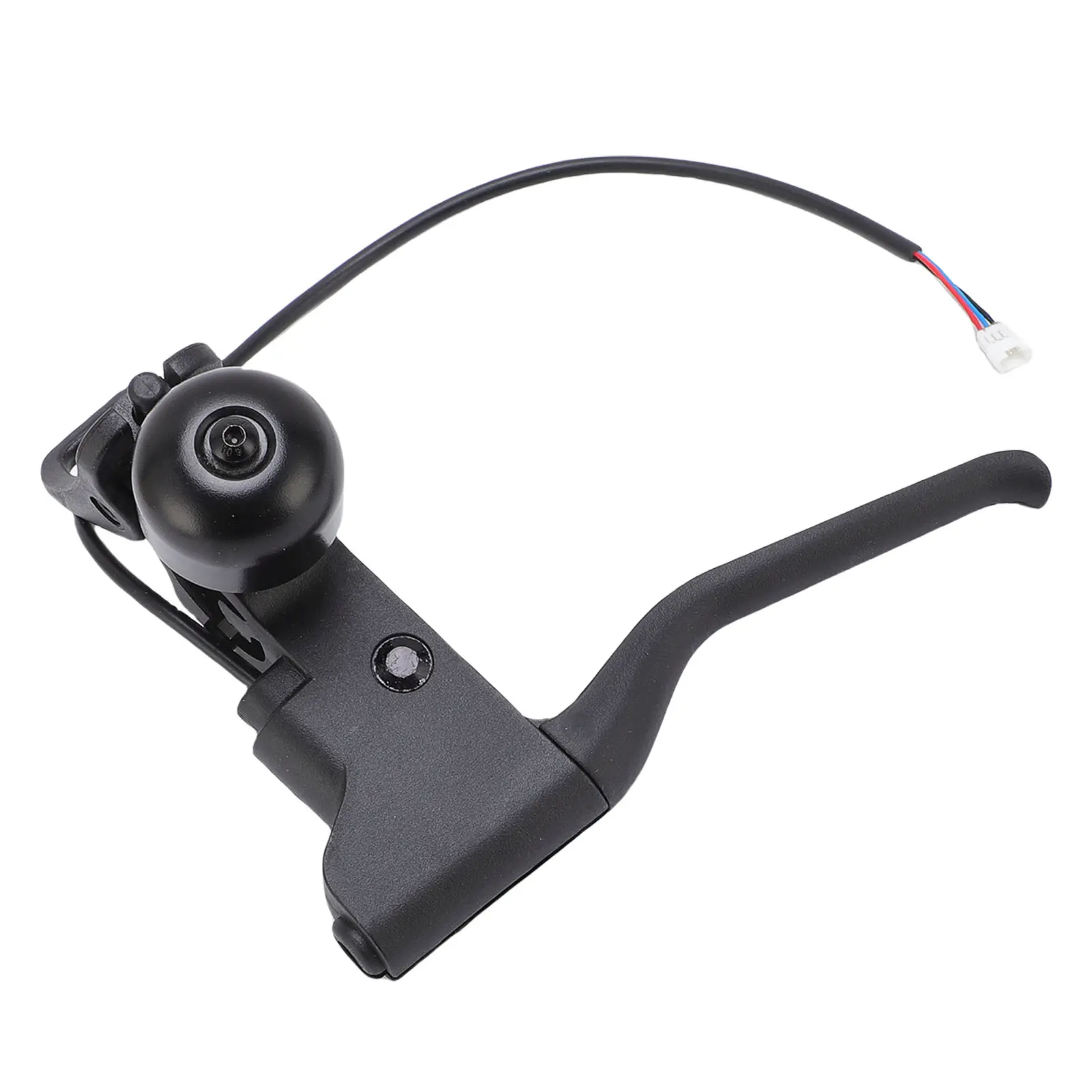 Electric Scooter Brake Lever with 3Pin Female Connector and Bell Brake Handle Replacement for Xiaomi 4 Lite Electric Scooter