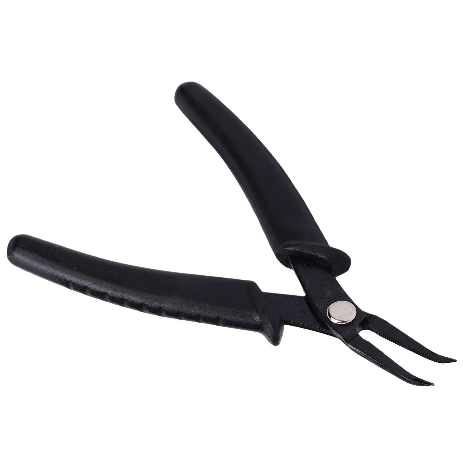 14cm Badminton Racket Stringing Tool Carbon Steel Curved Nose Stringing Pliers with Ergonomic Handle for Tennis Rackets