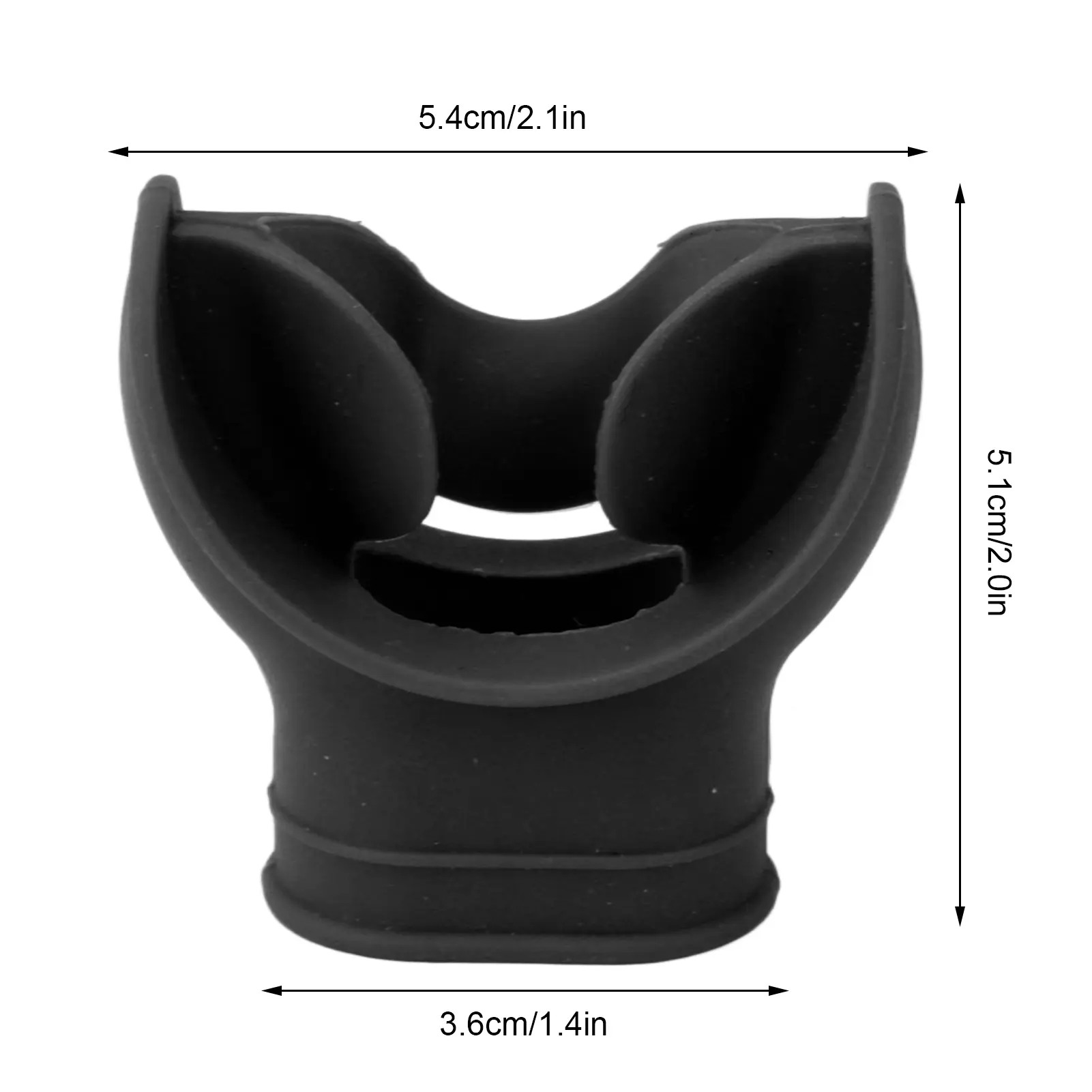 Scuba Diving Regulator Mouthpiece Silicone Soft Comfortable Bite Mouthpiece Snorkel Regulator for Replacement