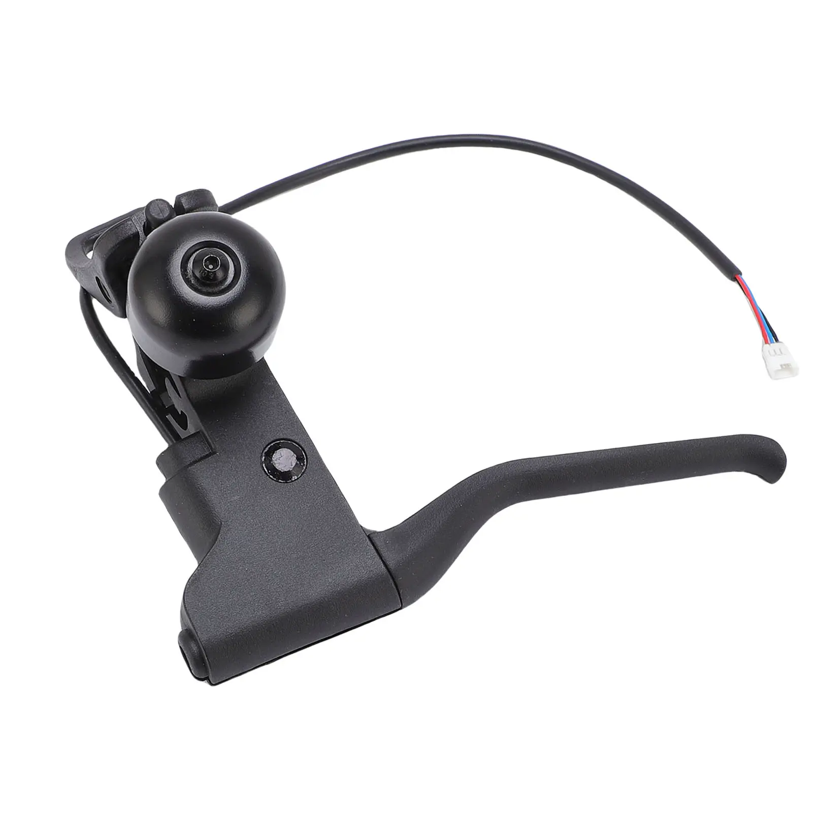Electric Scooter Brake Lever with 3Pin Female Connector and Bell Brake Handle Replacement for Xiaomi 4 Lite Electric Scooter