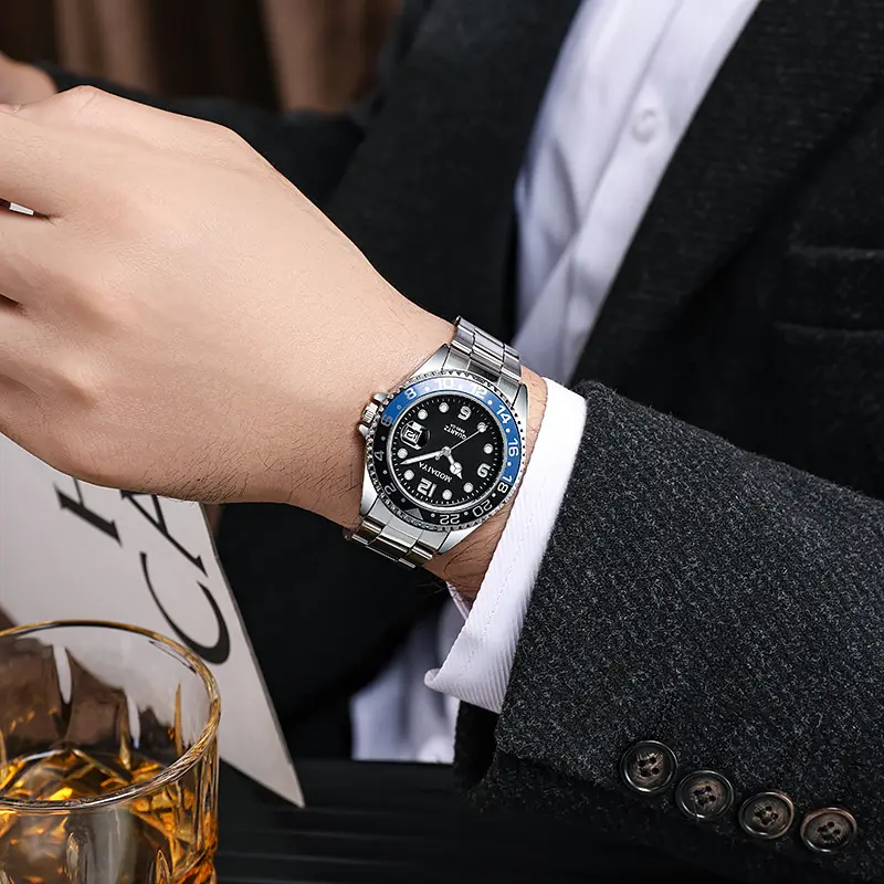 MODAIYA Classic Men's Watch Luxury Brand Quartz Watch Men's Silicone Strap Military Watch Relogio Masculino 2025