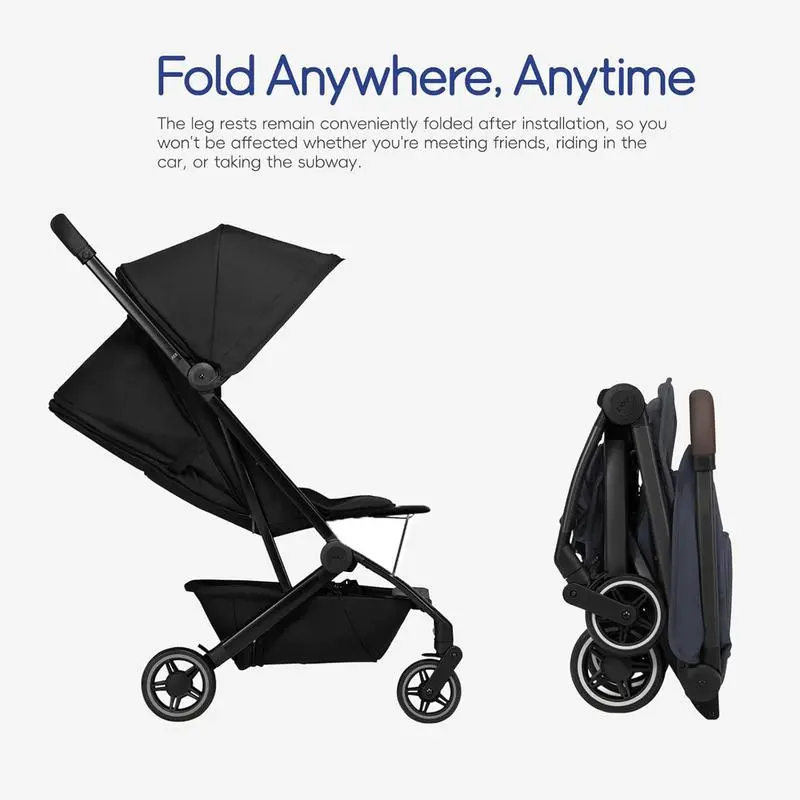 baby Stroller Footrest Foot Board Extension Lightweight Pram Attachment for Traveling Family Outing Outdoor Walking