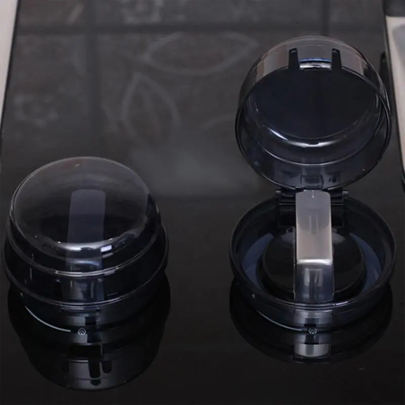 6Pcs Furnace Cover Button Stove Knob Child Proof Oven Clear Views Plastic Safety Guards Universal Gas Oven Lock Protectors