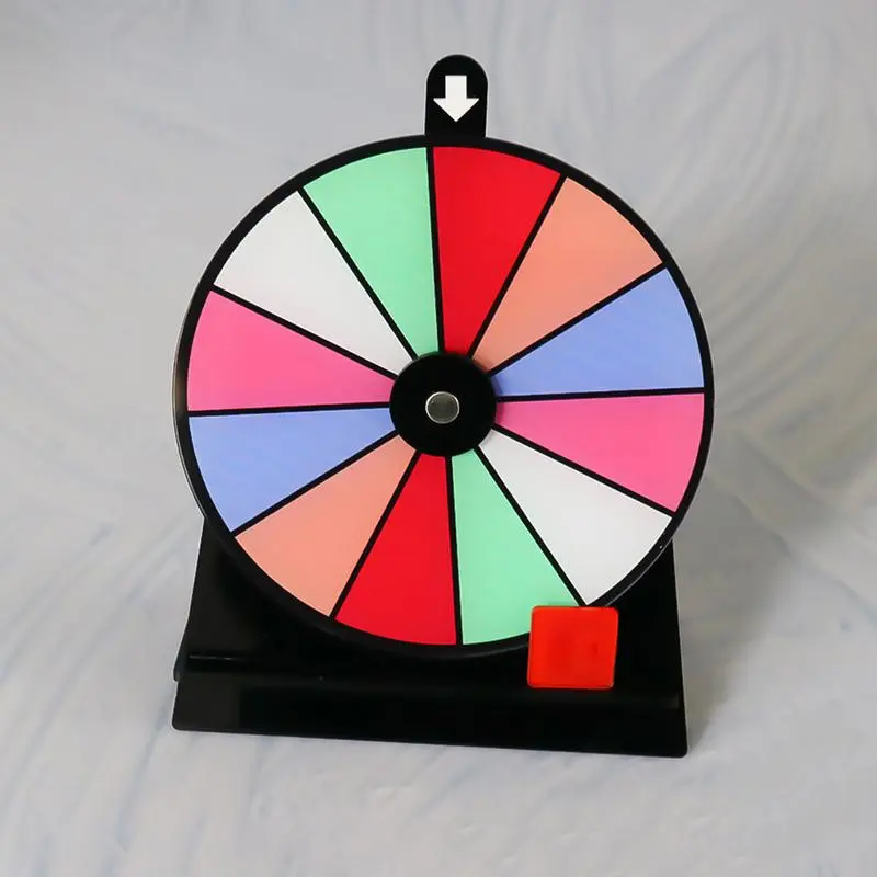 Spinning Prize Wheel With Heavy Duty Base Spinning Wheel For Prizes With 14 Slots Prize Wheel With Marker And Erase For Party