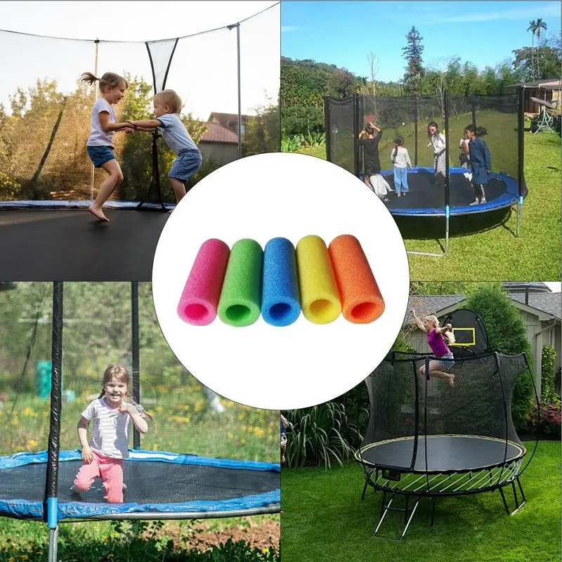 Trampoline Pole Foam Sleeves Foam Sleeve Trampolines Poles Protective Cover Trampoline Padding Foam Tubes Waterproof Trampoline