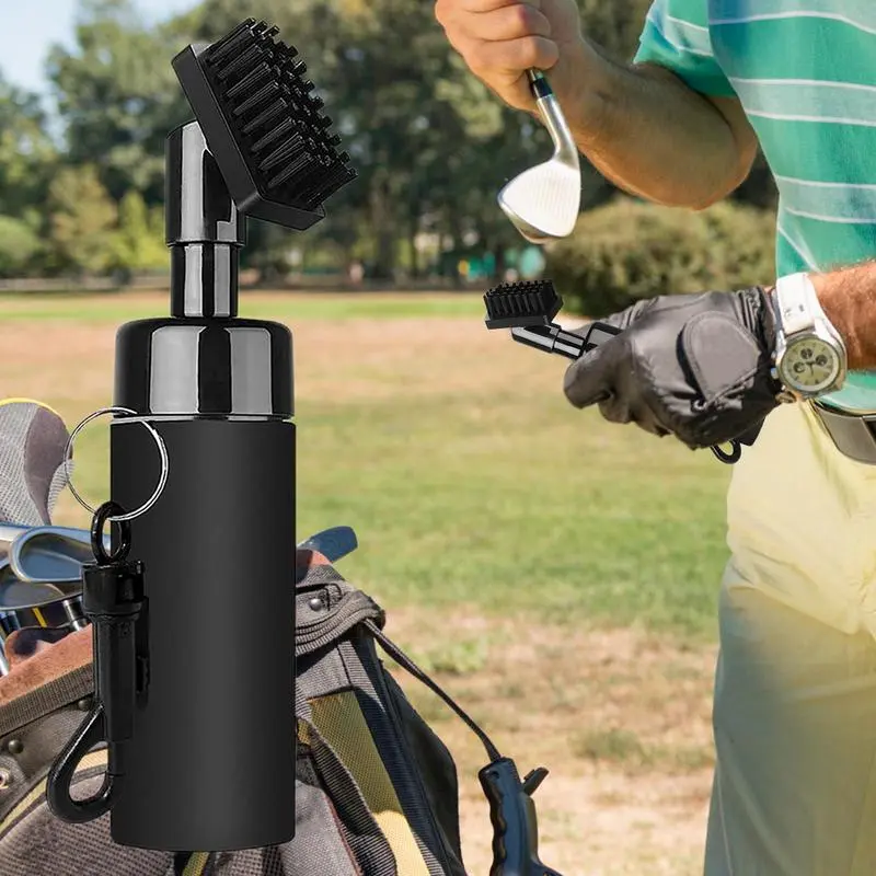 Golf Club Brush Golf Groove Cleaner Club Brush With Spray Bottle Multifunctional Golf Club Scrub Brush Lightweight Cleaning