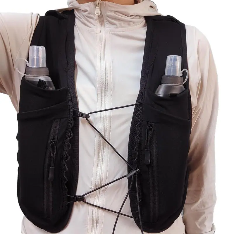 Vest Bag Hydration Pack Backpack Running Vest Workouts Travel Chest Bag Breathable Water Daypack For Cycling Night Walking