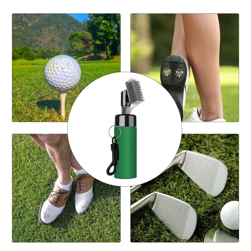 Golf Club Brush Golf Groove Cleaner Club Brush With Spray Bottle Multifunctional Golf Club Scrub Brush Lightweight Cleaning