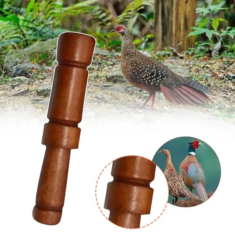 Mallard Duck Call Wildlife Whistle Wooden Portable Imitation Sound Attracting Calls Device for Adults Men Outdoor Hunting Trips