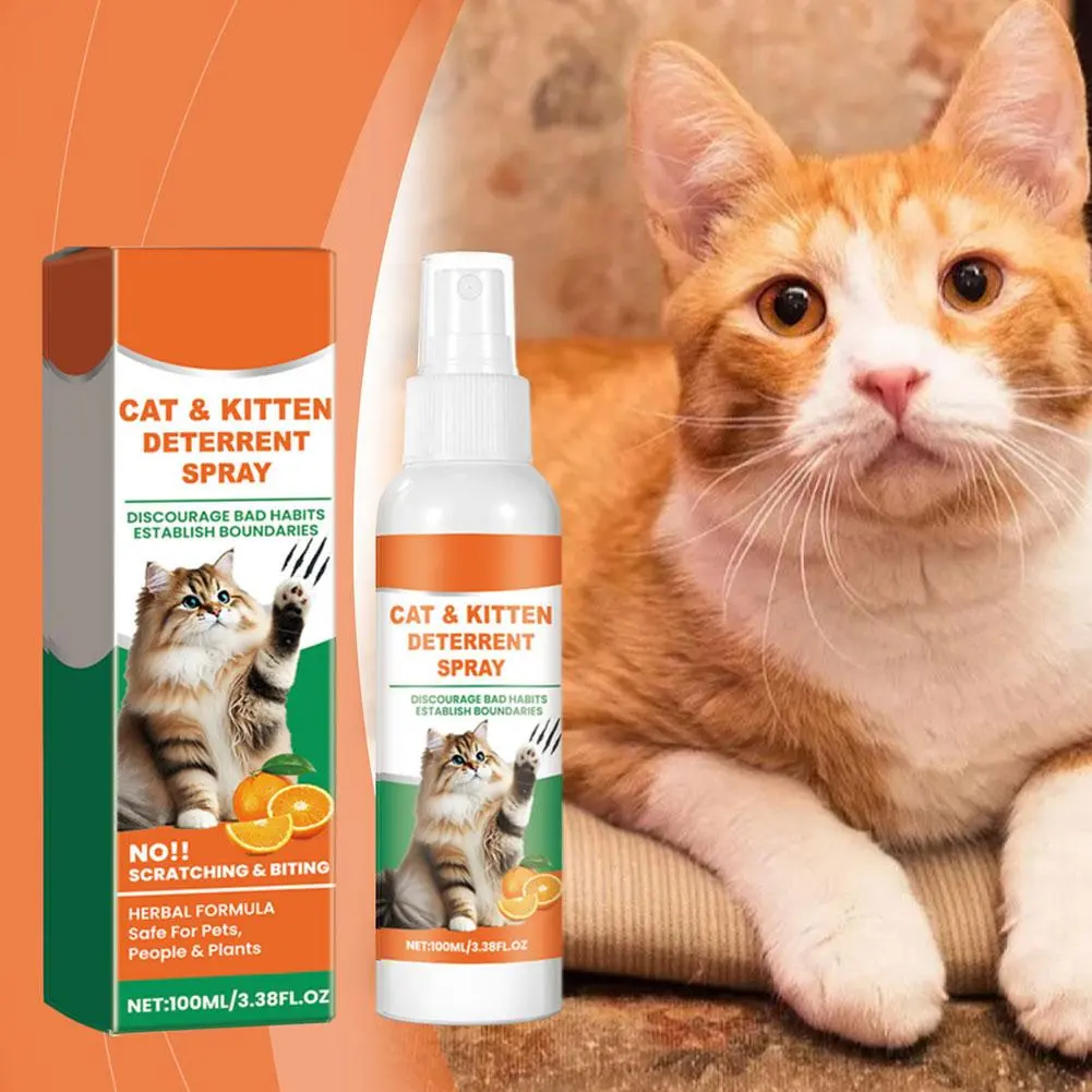 Cats Deterrent Spray Natural Ingredient Cat Deterrent For Furniture Protection Effective Cat Scratch Deterrent Training