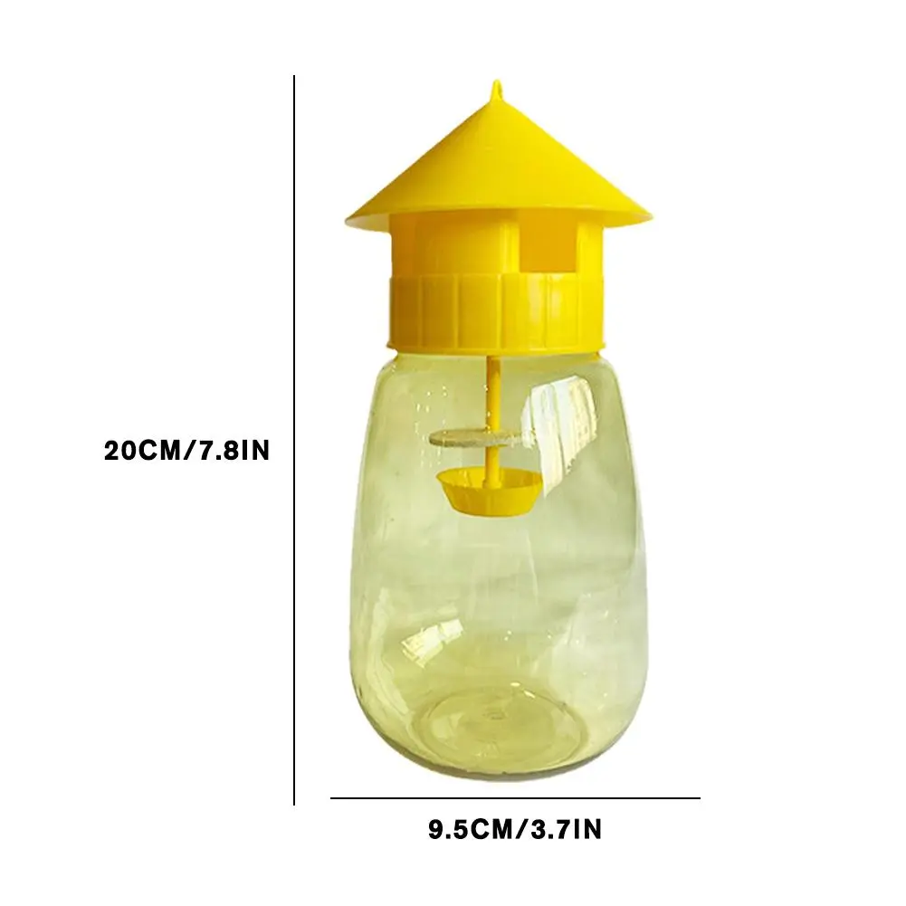 3PCS Fruit Fly Trap Killer Yellow Plastic Drosophila Trap Fly Orchard Anti Fruit Catcher Pest Fly Trap Control Insect Products