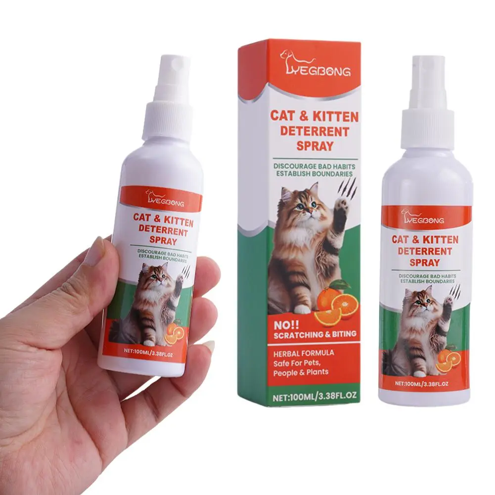 Cats Deterrent Spray Natural Ingredient Cat Deterrent For Furniture Protection Effective Cat Scratch Deterrent Training