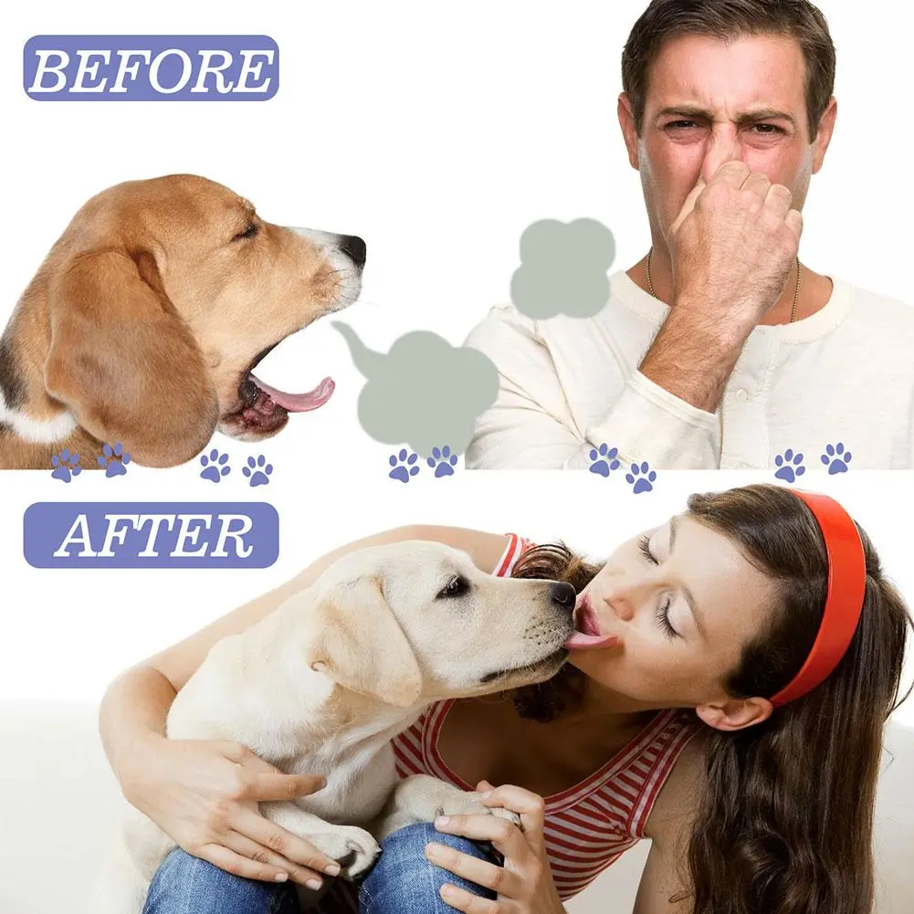 50ml Pet Oral Cleanse Spray Dogs Cats Teeth Clean Deodorant Breath Calculus Kitten Bad Remove Prevent Pet Supplies