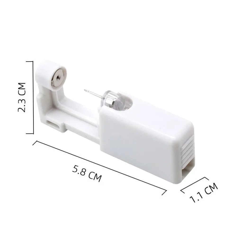 1PC Disposable Sterile Ear Piercing Unit Cartilage Tragus Helix Self Piercing Gun NO PAIN Piercer Tool Kit Machine With Earrings