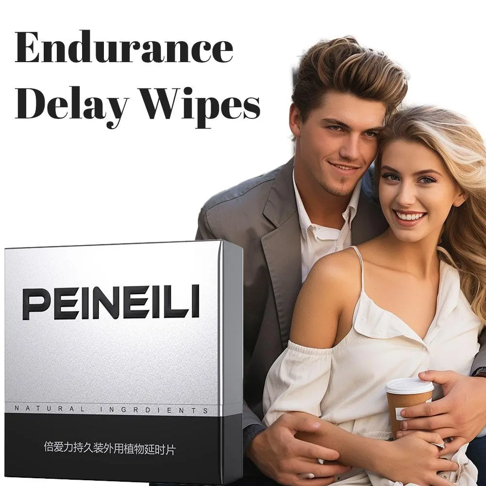 12 Pieces Endurance Delay Wipes + 15ml PEINEILI Sex Delay Spray Long Lasting No Ejaculation For Couples Men 18+ Sex Shop