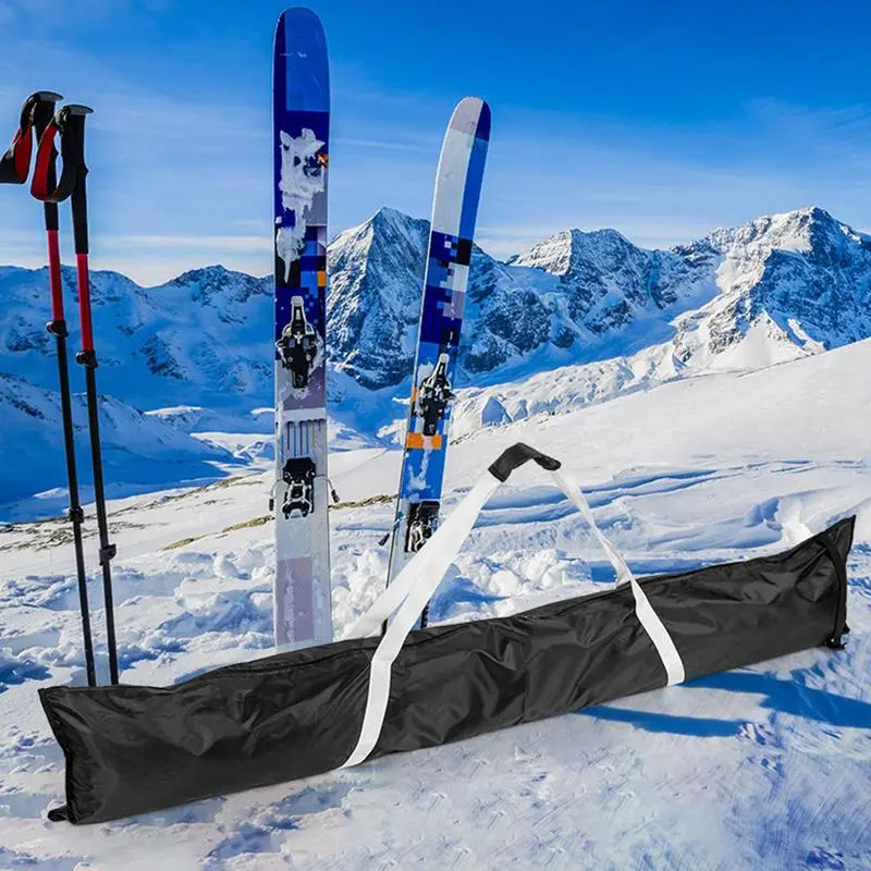 Snow Ski Bags Waterproof Travel Ski Outdoor Polyester Bag Adjustable Carrier Sports Accessories Snowboard Storage Sleeve For
