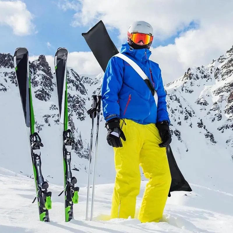 Snow Ski Bags Waterproof Travel Ski Outdoor Polyester Bag Adjustable Carrier Sports Accessories Snowboard Storage Sleeve For