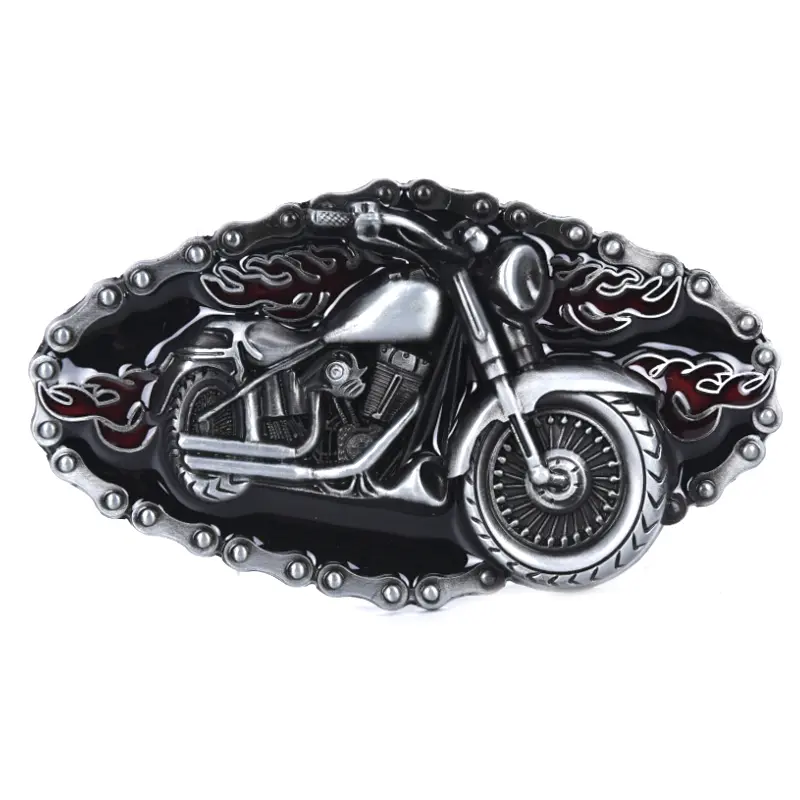 Fashion Men Vintage Motorcycle Modelling Cowboy Alloy Style Belt Buckle