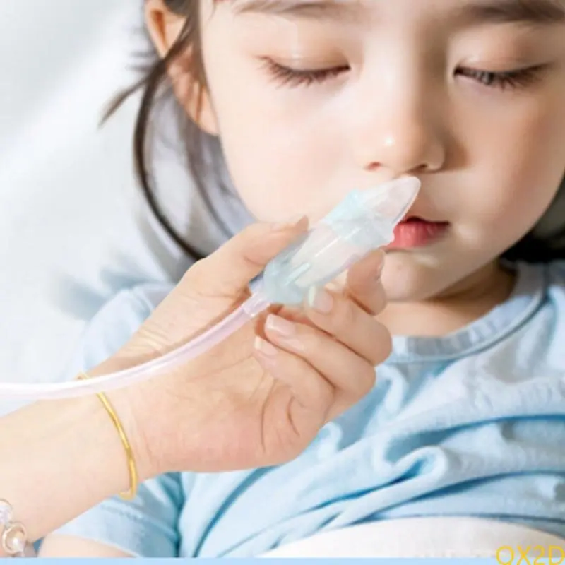 Soft Nasal Aspirator Silicone Baby Nasal Cleaner to Ensures Gentle Mucus Removal