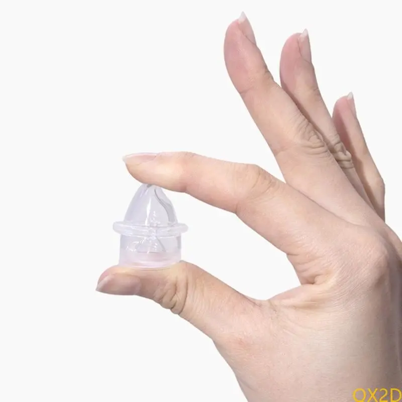 Soft Nasal Aspirator Silicone Baby Nasal Cleaner to Ensures Gentle Mucus Removal
