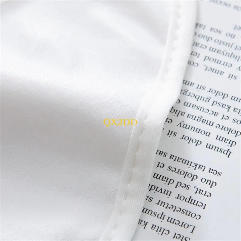 White Cotton Baby Bibs for Painting, Pack of 10pcs Drool Bib Adjustable Strap Burp Cloth Waterproof Saliva Towel Set