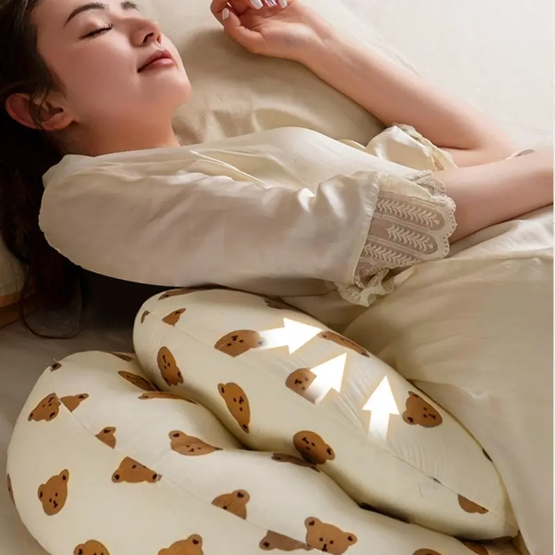 Gentle Lumbar Support Maternity Pillow Soft for Easing Pregnancy Aches &