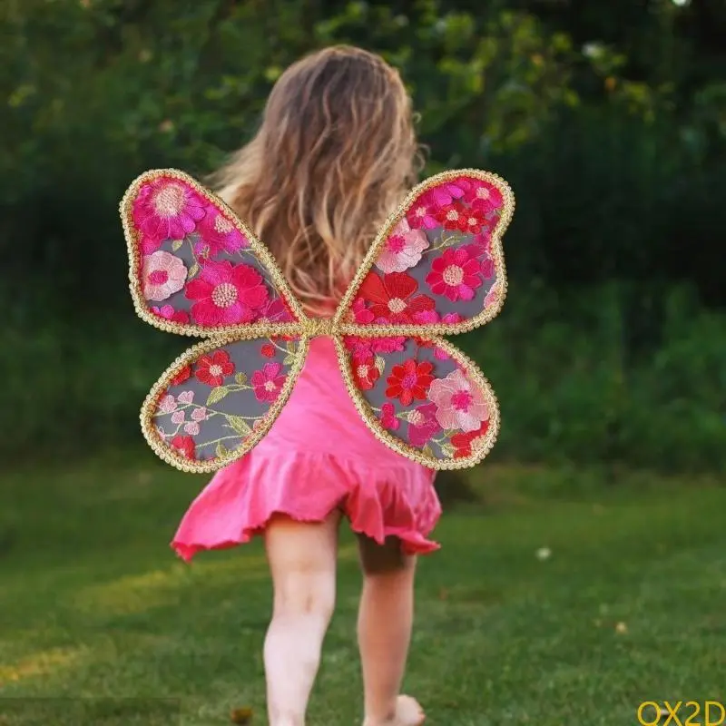Embroidered Lovely Wing Polyester Wing Comfortable Wing for Children Birthday