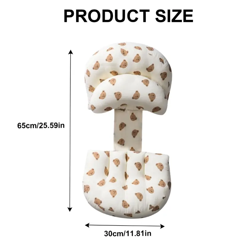Gentle Lumbar Support Maternity Pillow Soft for Easing Pregnancy Aches &