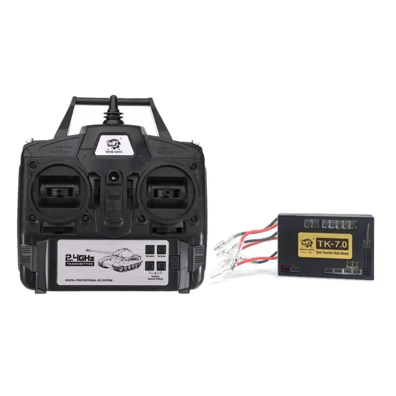 2.4GHz Remote Control Radio System DIY Toy TK-7.0 Version Receiver Main Board Digital Radio Transmitter for 1/16 RC  Dropship