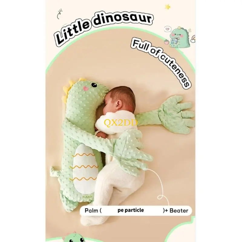 Cartoon Baby Exhaust Pillow Breathable Pacify Hand Toy Anti Startle Design Portable Soothing Aid for Mood Calming