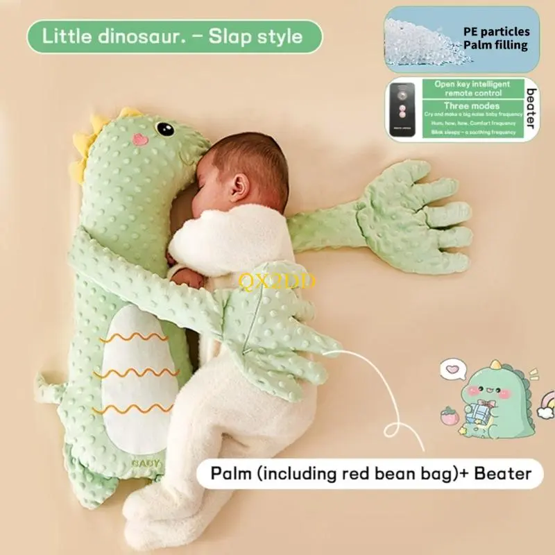 Cartoon Baby Exhaust Pillow Breathable Pacify Hand Toy Anti Startle Design Portable Soothing Aid for Mood Calming