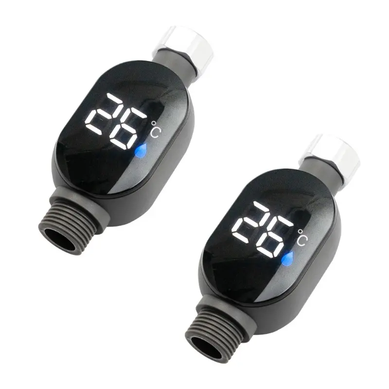 Bath Time Safety Thermograph Feature LED Display Large Screen Instantly Water Temperature Reading Tool for Bathroom